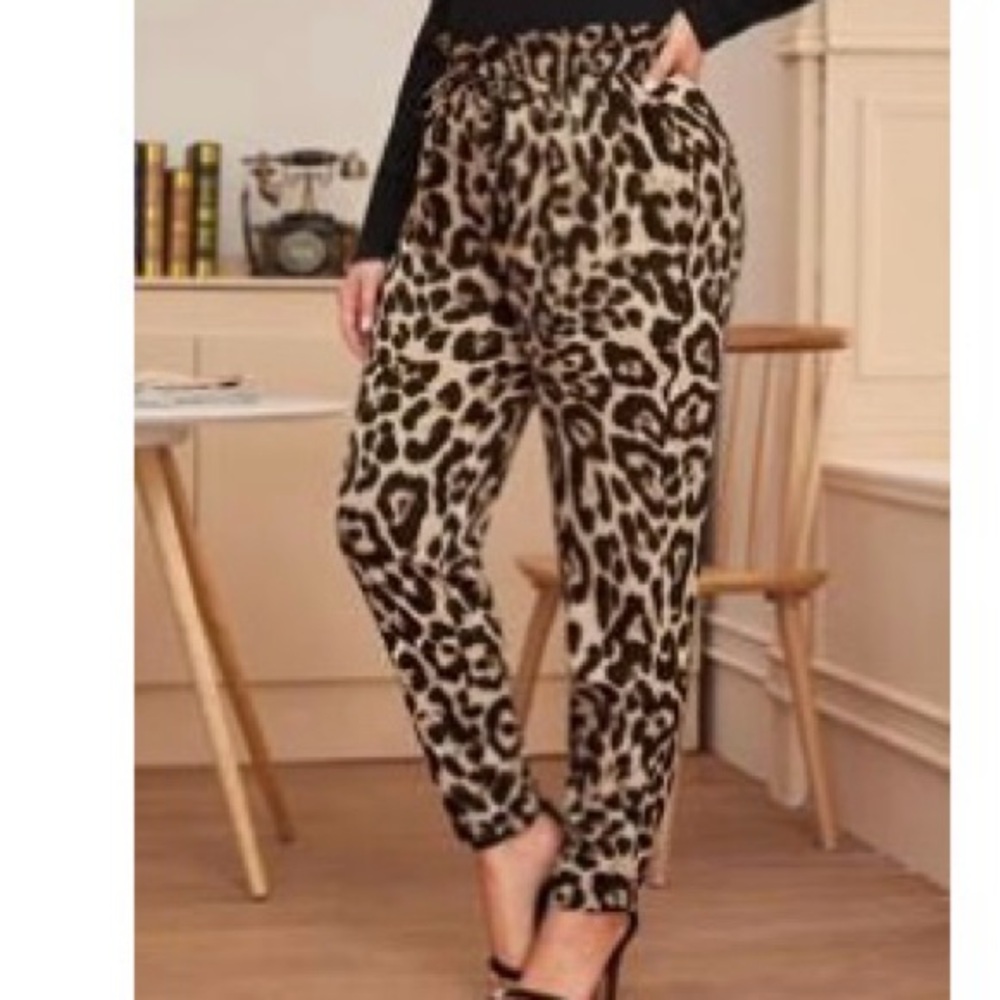 Cheetah Print Pants